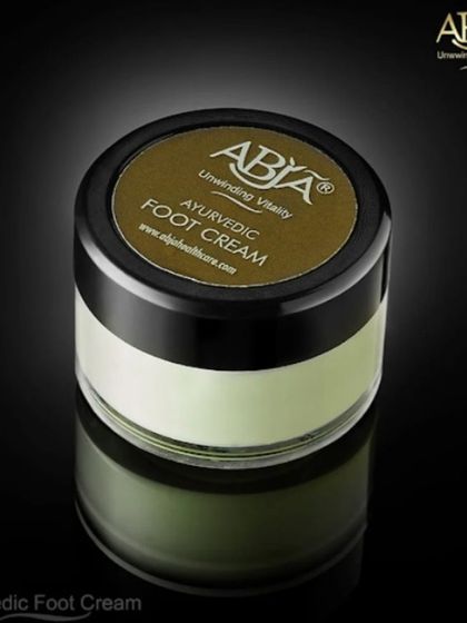 My Ayurvedic Foot Cream, a solution for cracked heel relief formulated with nourishing herbs like turmeric and camphor.