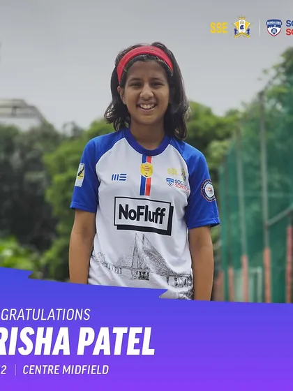 This is the pathway from grassroots to pro boots. We are so proud to see our rising star, Prisha Patel, selected for the Maharashtra Girls Team for the Sub-Junior National Football Championship.