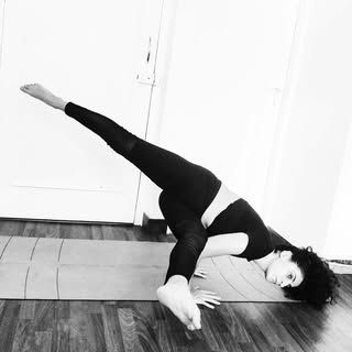 Curly Yoga Girl