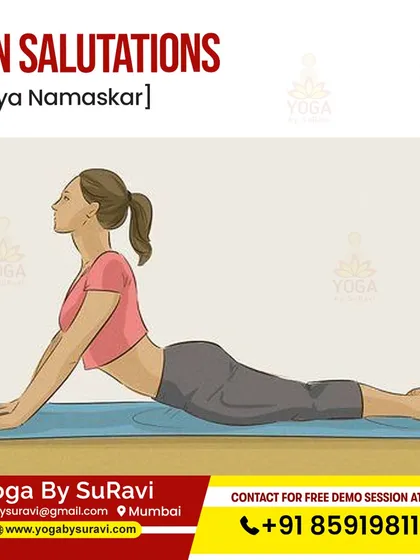 Sun Salutations (Surya Namaskar) are a foundational part of many yoga practices we teach, perfect for a full-body workout and boosting metabolism.