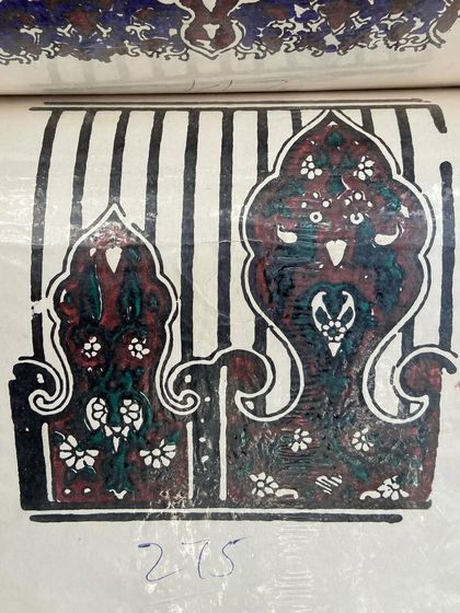 A collection of vintage blocks inspired by the beauty of architectural structures. From ornate arches to intricate window grills, these designs fuse two distinct craftsmanships into beautiful patterns for saree borders and more.