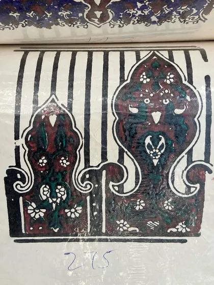 A collection of vintage blocks inspired by the beauty of architectural structures. From ornate arches to intricate window grills, these designs fuse two distinct craftsmanships into beautiful patterns for saree borders and more.
