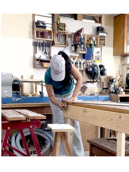 This is the zone. A quiet moment of focus in the workshop, where the only things that matter are the wood, the tool, and your hands. I provide the space and guidance for you to find this creative escape from the everyday hustle.