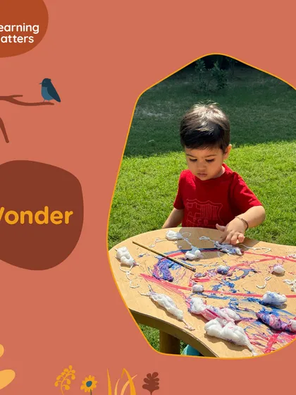 This series of graphic posts highlights our core values and beliefs: from the power of curiosity, wonder, and joy to the importance of agency, creativity, and multisensory learning.
