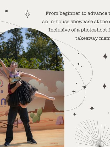Our ballet program takes students from beginner to advanced levels, culminating in an in-house showcase and a photoshoot.