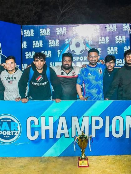 The corporate champions! This team proved that teamwork on the field is as important as in the office.