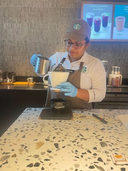 We're always learning. Attending a class at one of Starbucks' experimental cafes in Delhi helps us stay updated on global trends and training methods.