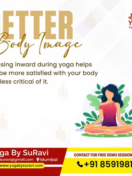 Yoga helps improve body image by encouraging you to focus inward, leading to greater satisfaction and less self-criticism.