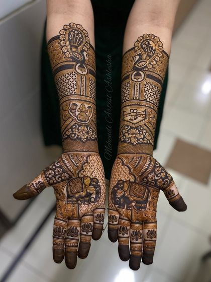 Full Bridal Mehendi (Hands) photo 26