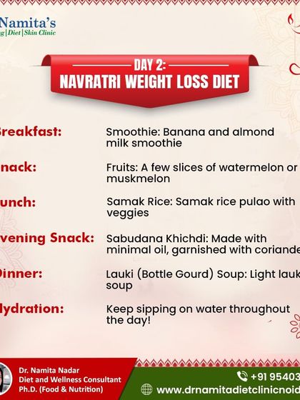 Namita Nadar - Weight Management Special Diet Plans: Navratri Fasting photo 3
