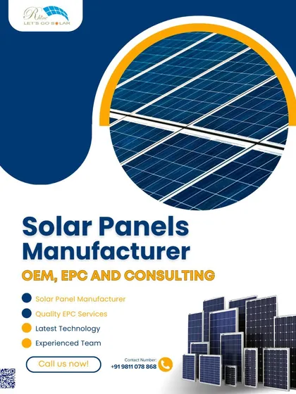 As a solar panel manufacturer, I provide OEM, EPC, and consulting services. This image showcases my diverse offerings, backed by the latest technology and an experienced team.