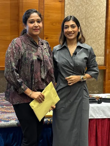 A photo from my styling and appearance sessions in Raipur and Bilaspur, where I worked with a strong community of women to help them show up more confidently.