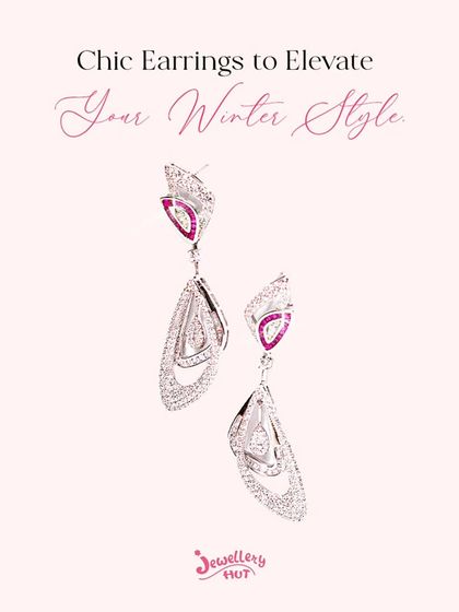 Chic earrings to elevate your winter style. These long, artistic dangles are perfect for making a statement during festive seasons.