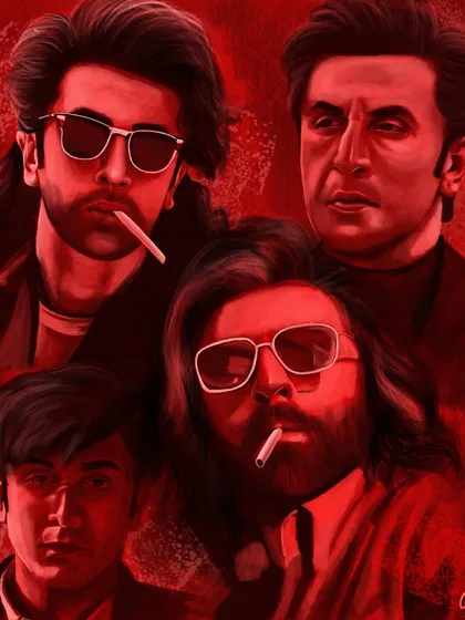 Art can also be about celebrating our favourite icons. This is a digital portrait I created of Ranbir Kapoor from the movie 'Animal'. Using my iPad, I can create modern, high-quality digital files that you can print in any size.