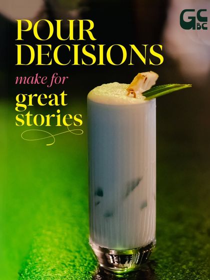 Pour decisions make for great stories. This creamy, tropical cocktail is the start of a memorable night.