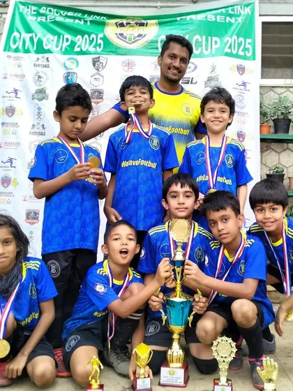 Starting the year with a bang. Our U9s breaking their jinx and bringing home a well-deserved winner's trophy after a season of consistent performances.