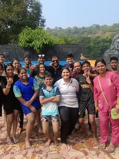 Another happy group from our picnic at Surja Waterpark. These outings are a great way for students to de-stress and bond with their classmates and teachers.