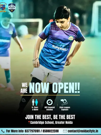 Join the best to be the best at our new center in Cambridge School, Greater Noida. We provide professional coaching for players 6 years and above, focusing on skill development and state league exposure.