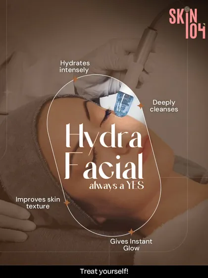For skin that needs a reset, HydraFacial is always the answer. This infographic shows how it works to deeply cleanse pores, intensely hydrate, improve skin texture, and give you an instant, undeniable glow. It's our go-to treatment for a reason.