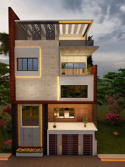 RJ Interiors & Architecture - Design & Build Services Modern Home Exteriors photo 49