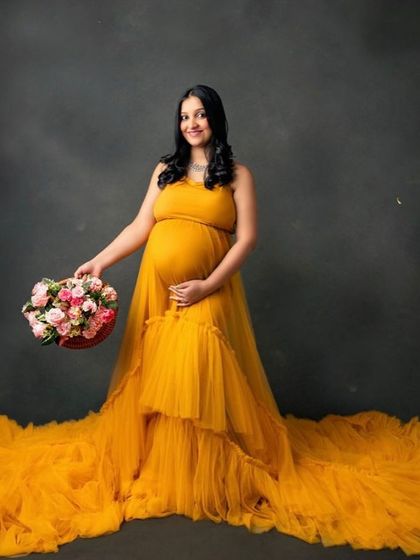 Anitha - Maternity Photography Glamorous Gown Portraits photo 26