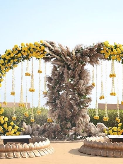 Nirvana Event and Decor - Wedding Planning & Thematic Decoration Vibrant Haldi & Mehendi Ceremonies photo 60