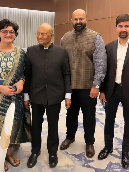 Honored to be with Mr. Pravin H. Parekh and other colleagues to celebrate the retirement of Supreme Court Justice CT Ravikumar.