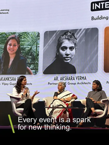 Every event is a spark for new thinking. Engaging in panel discussions with fellow architects allows us to collectively question, explore, and define the future of design. These forums are crucial for fostering innovation and advancing our profession.