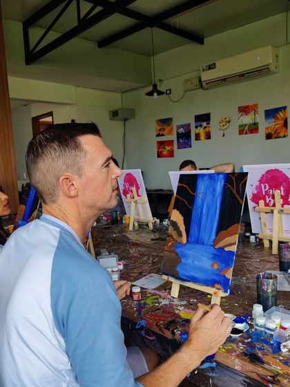 Paint Bar - Public Art Workshops & Experiences Sip & Paint: The Classic Experience photo 12