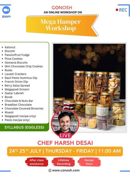 Conosh - Online Culinary Workshops Festive Baking & Gifting Hampers photo 5