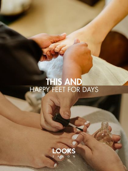 This is what happy feet look like. My pedicure service includes a relaxing massage and a perfect polish application, ensuring you leave feeling refreshed for days.