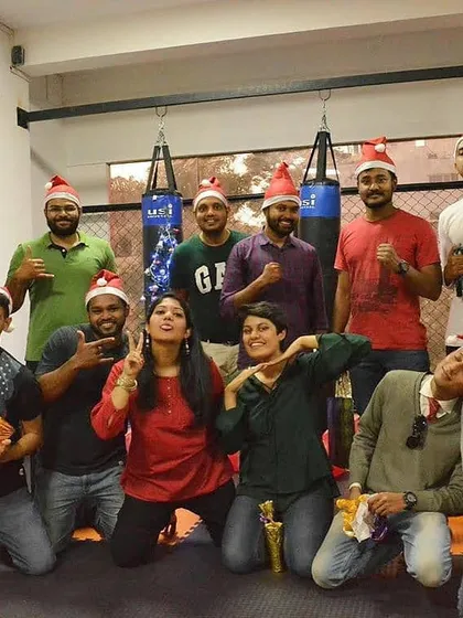 Merry Christmas from the Reign MMA family. We're more than just a team; we celebrate together and support each other inside and outside the gym.
