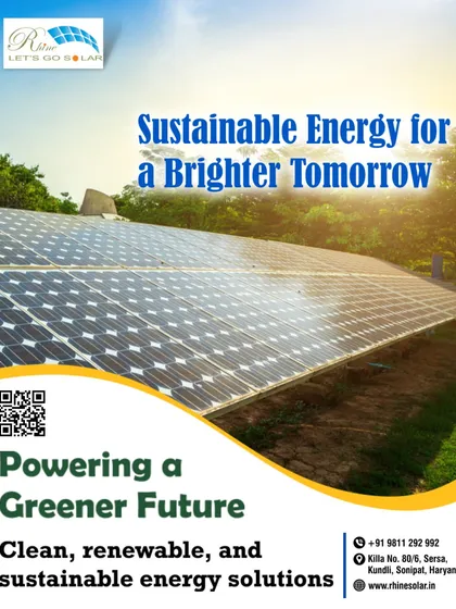 I am powering a greener future with sustainable energy for a brighter tomorrow. My clean, renewable, and sustainable energy solutions are here to change the way you use power.