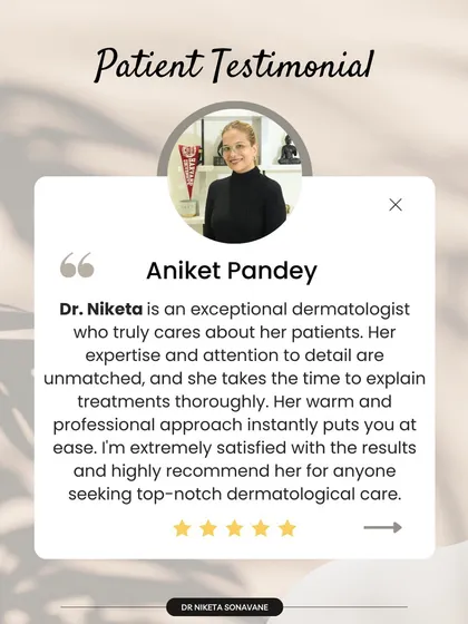 This patient's review highlights my expertise and attention to detail. Taking the time to explain treatments thoroughly and maintaining a warm, professional approach helps put patients at ease and ensures they are satisfied with their results.