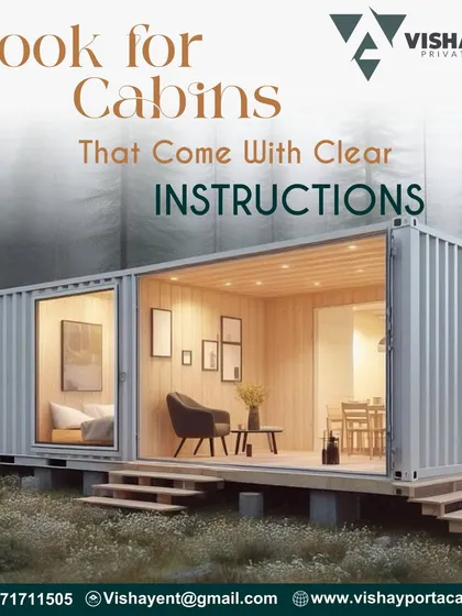 We provide clear instructions and a hassle-free process for all our cabins. This image shows a beautifully simple container home, a testament to our focus on clean design and ease of use.