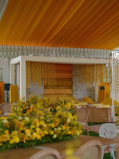 Vibrant Haldi & Mehendi Functions photo 52