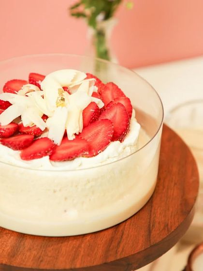 Whisk your taste buds away with our Strawberry Vanilla Tres Leches, a slice of heaven infused with the joy of winter.