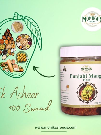 Ek Achaar, 100 Swaad. My Punjabi Mango Pickle is so versatile, it can enhance the taste of countless dishes, from a simple dal-roti to a full festive meal.