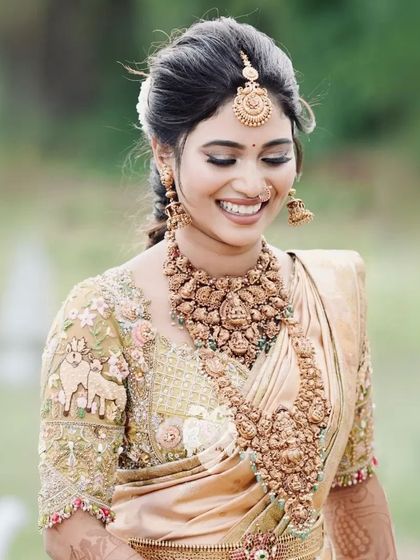 Blouse House by Mahitha Prasad - Custom Blouse Design & Embroidery Real Brides, Real Stories photo 31