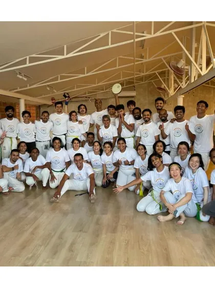 Uniting through the art of Capoeira in India. Our community is strong, diverse, and always growing. This is a group shot from one of our events.