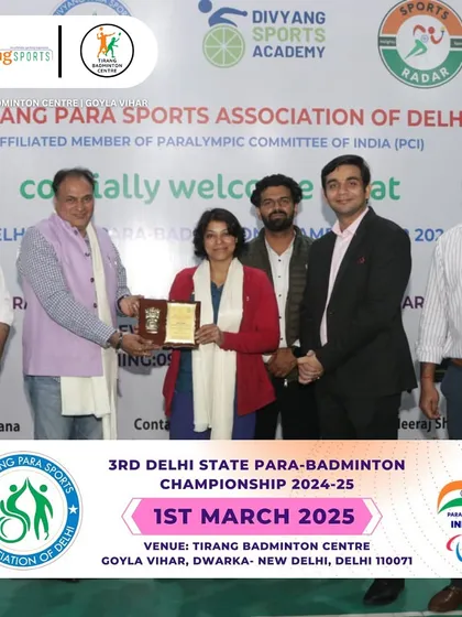 Honoring the guests and supporters who made the para-badminton championship a grand success.