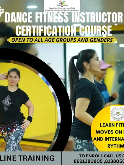 Become a certified Dance Fitness Instructor with our online training program. The course is open to all age groups and genders, teaching you how to lead classes with moves set to both Indian and international rhythms.