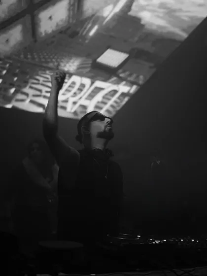 Too rare to be regular. Just a few moments from the booth where I feel most at home, controlling the energy of the night.