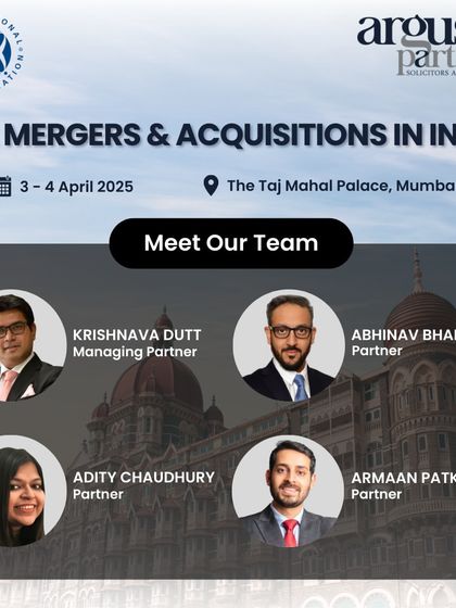 Our team attending the International Bar Association’s M&A conference in Mumbai. We believe in actively participating in global legal dialogues to stay at the forefront of industry trends.