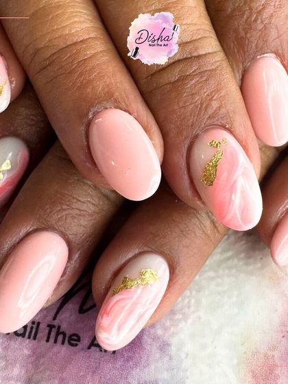 Pink, marbled, and totally Insta-worthy. This design features a soft pink base with a pink and white marble effect accented with gold foil.