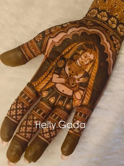 A beautifully detailed portrait of a bride, capturing her elegance and grace. This design focuses solely on the bride, making her the centerpiece of the art.