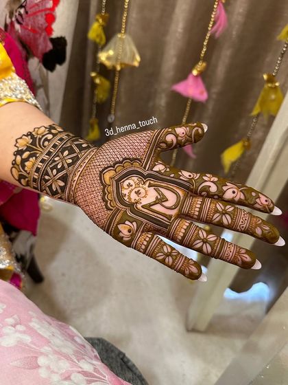 3D Henna Touch - Festive & Occasional Mehndi Karwa Chauth Storytelling Mehndi photo 5