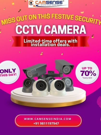 Don't miss out on my festive security sale. I'm offering up to 70% off on CCTV cameras, with limited-time offers that include installation deals.