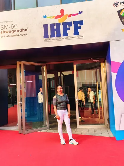 Attending the IHFF International Health, Sports & Fitness Festival. I am always learning and immersing myself in the fitness community.