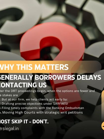 Why do these remedies matter? Most borrowers contact us late in the process when options are few. We help clients act early by drafting precise objections, filing timely complaints, and moving High Courts with strategic writ petitions.